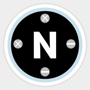 Letter N Sticker